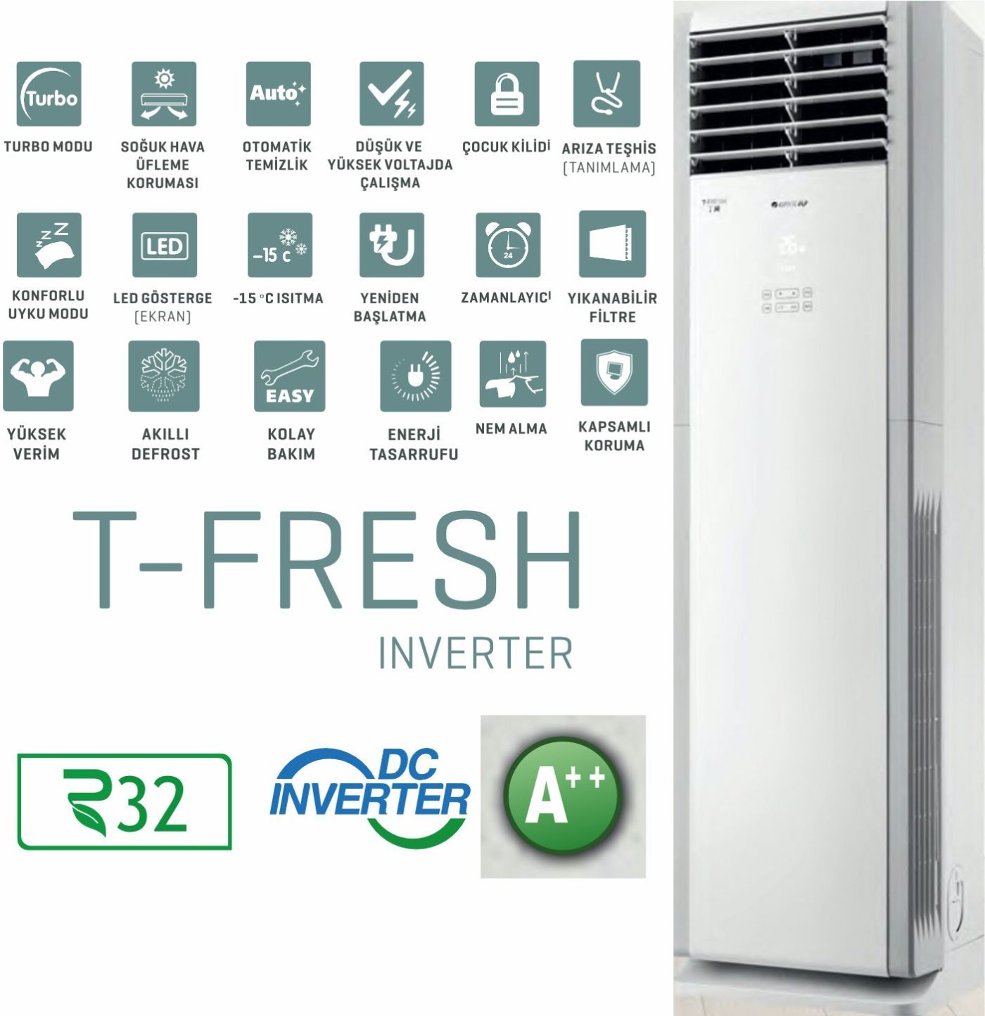 Gree T-FRESH 24000 btu