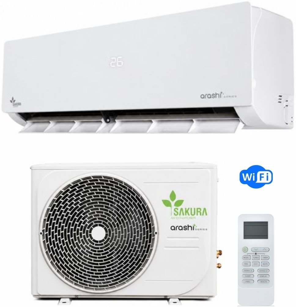 Sakura-ARASHI Beyaz 18000 btu - CCK İklimlendirme