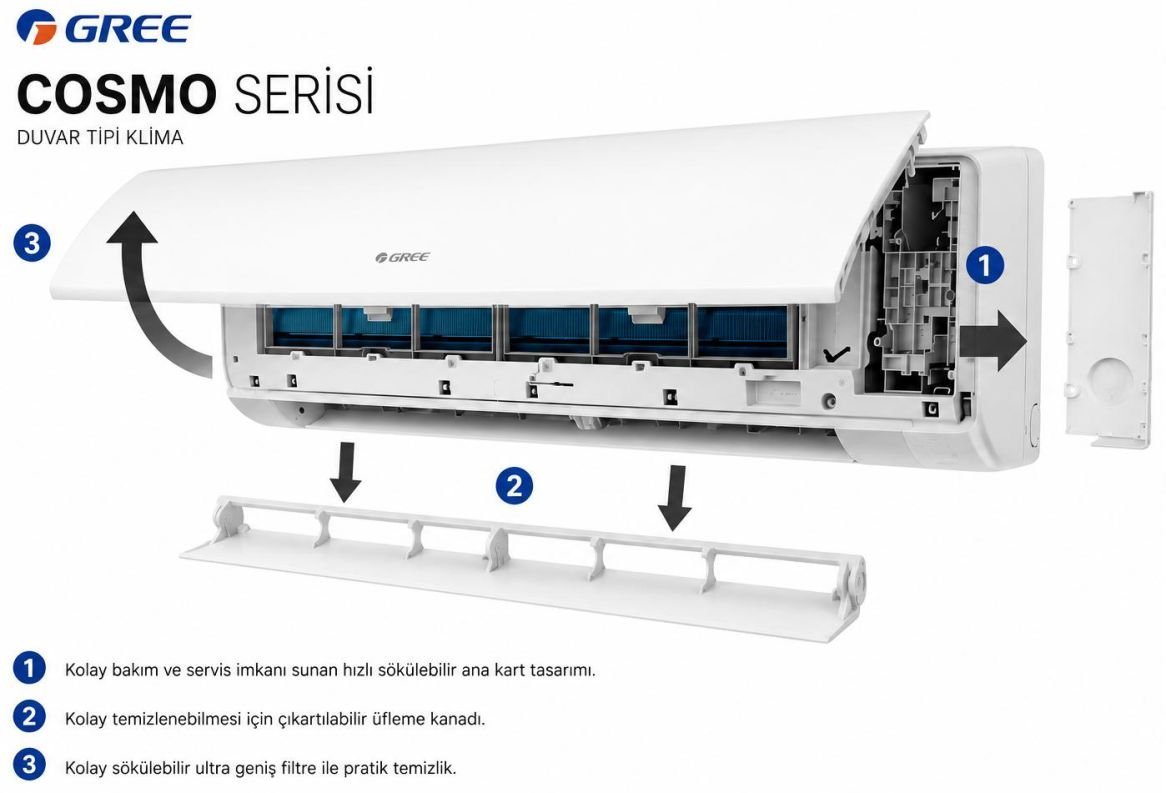 GREE COSMO 12000 BTU - CCK İklimlendirme